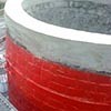 skrócenie spoinowanie  zabezpieczenia antykorozyjne  wykonanie zelbetonowego wienca wymiana instalacji odgromowej